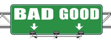 Good or bad sign clipart