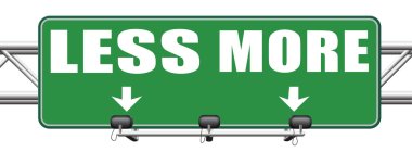 More or less sign clipart