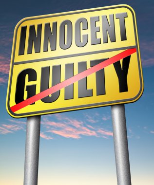 Masum ya da suçlu işareti