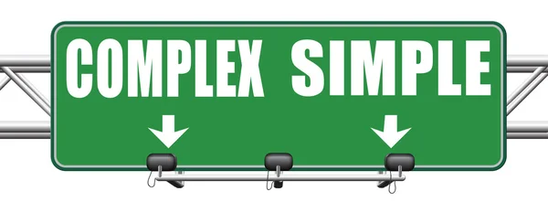 Signe complexe ou simple — Photo