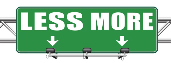 More or less sign — Stock Photo, Image