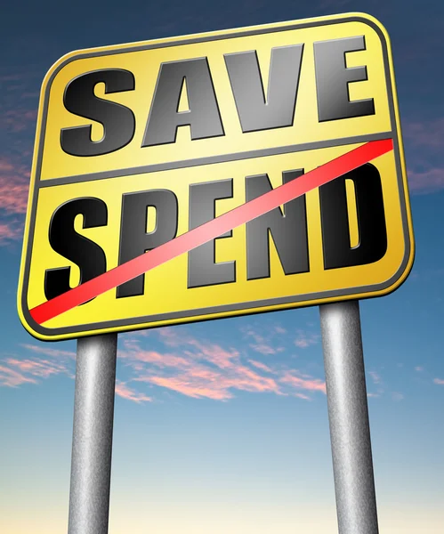 Économiser ou dépenser de l'argent — Photo
