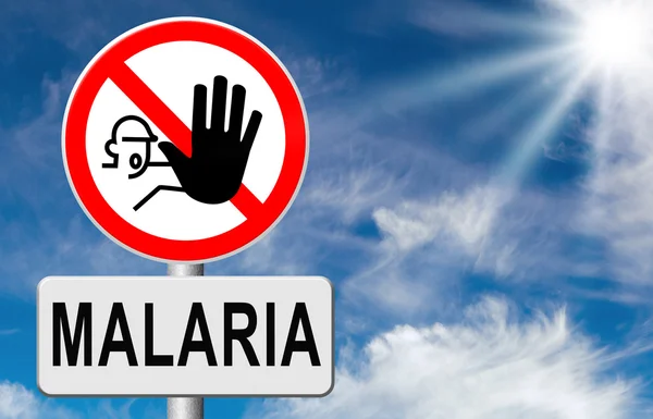 Stop malarii przez zapobieganie — Zdjęcie stockowe