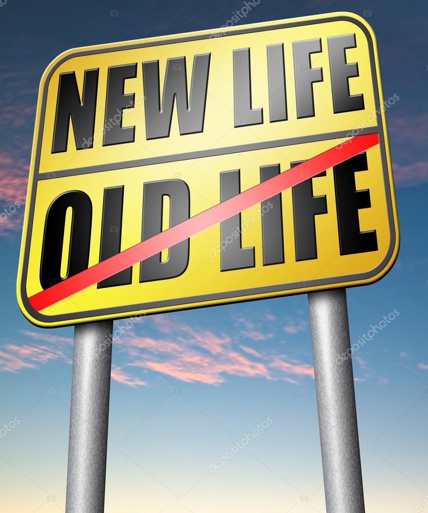 New or old life fresh new start — Stock Photo © kikkerdirk 76450849