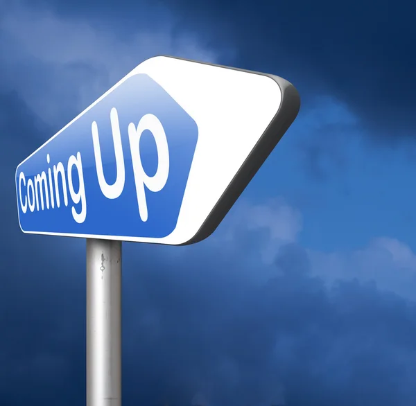 Coming up road sign — Stock Photo, Image