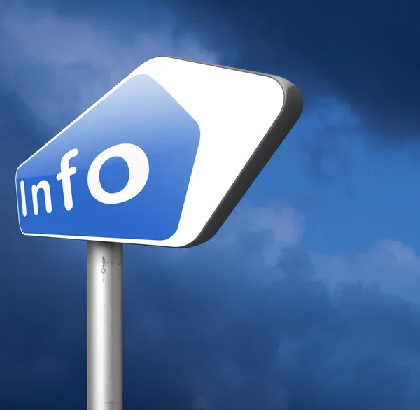 Information road sign — Stock Photo, Image