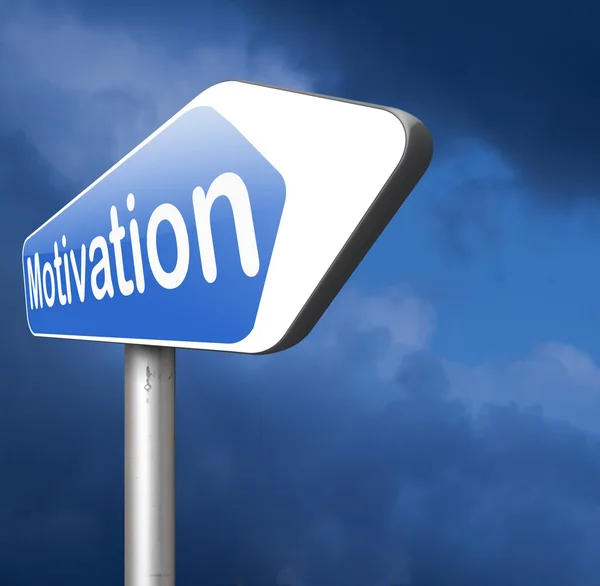 Motivation road sign — Stock Photo, Image