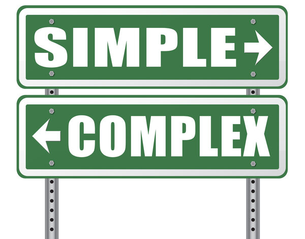 Простой или сложный дорожный знак
