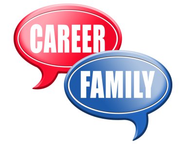 career family balance clipart