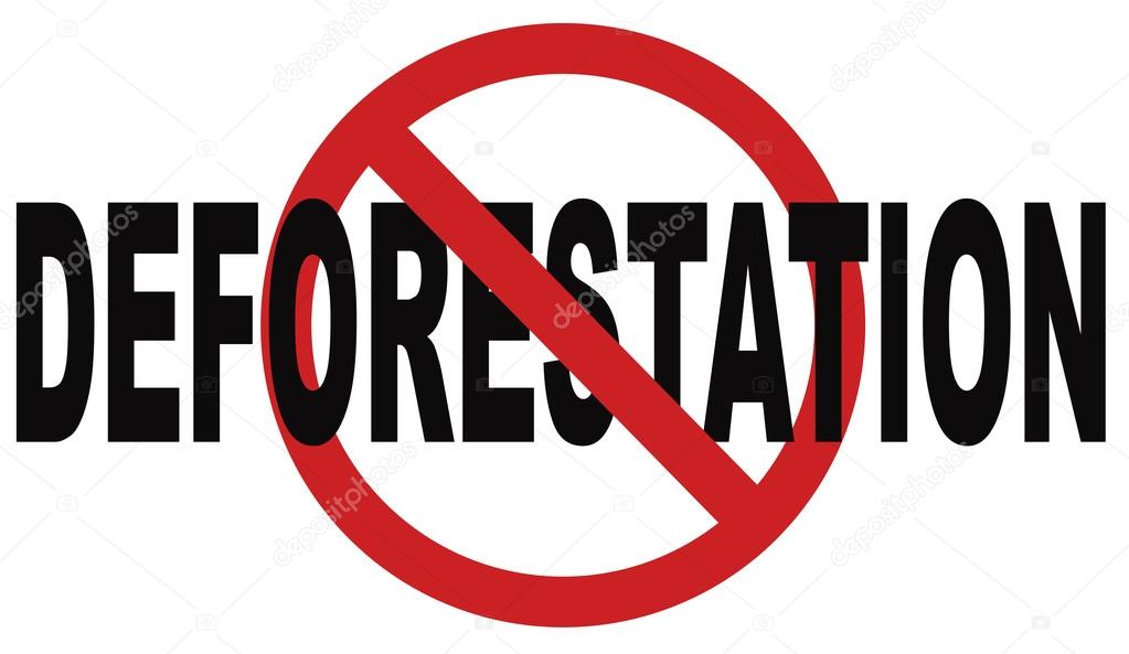 Stop deforestation sign stock photo kikkerdirk 82711446