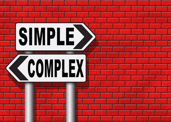 Signe simple ou complexe — Photo