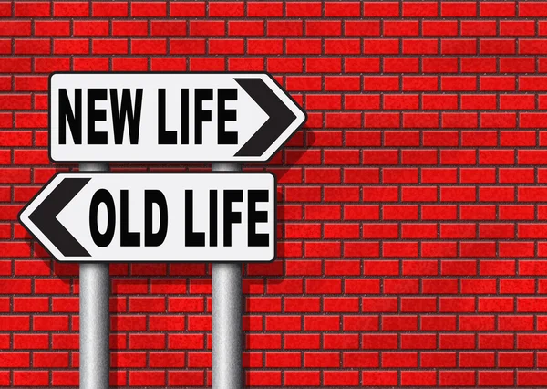 Nya eller gamla liv färsk ny början — Stockfoto