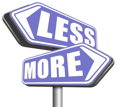 more or less sign clipart