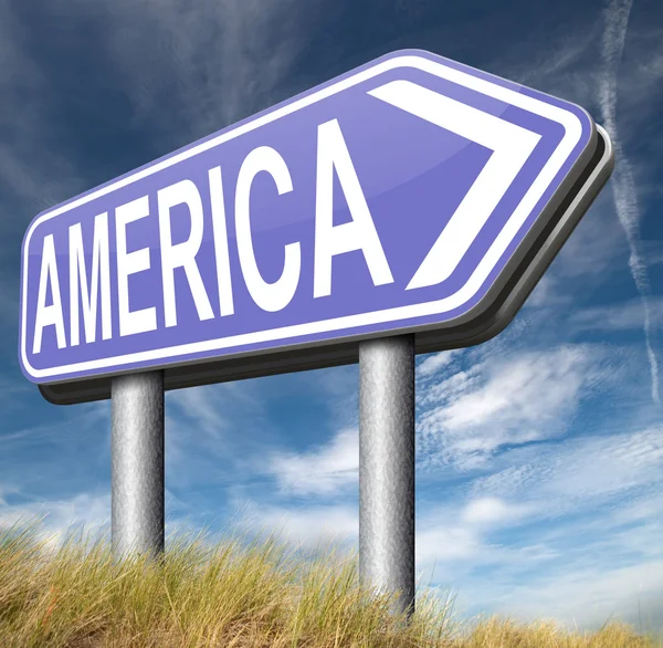 America arrow sign — Stock Photo, Image