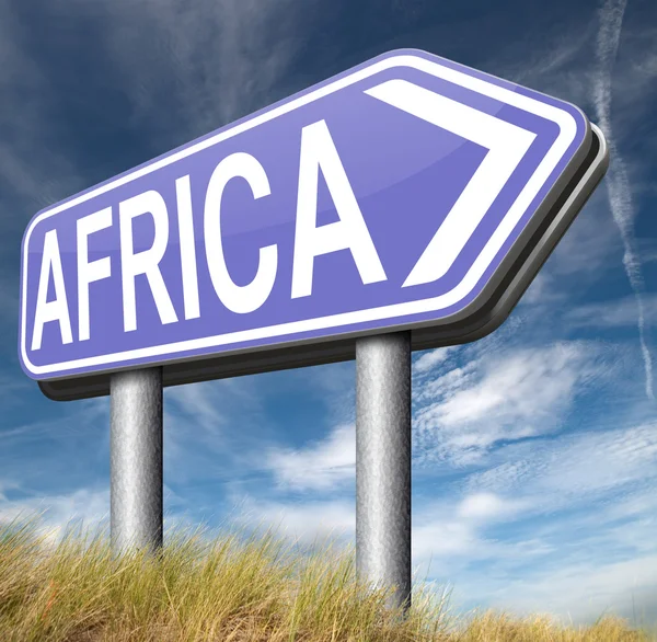 Afrika işaret ok — Stok fotoğraf