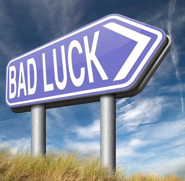 Bad luck misfortune — Stock Photo, Image