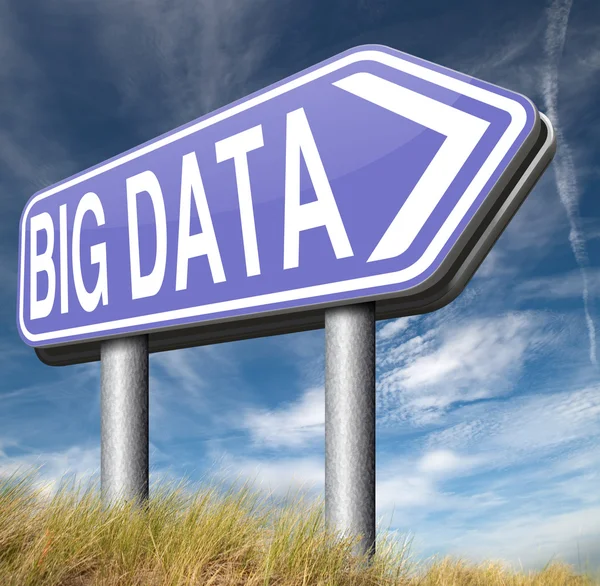 Segno Big Data — Foto Stock