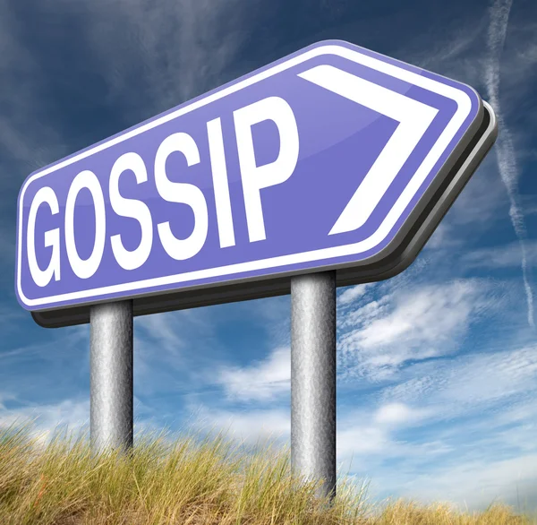 Gossip and rumors sign — Stock Photo, Image