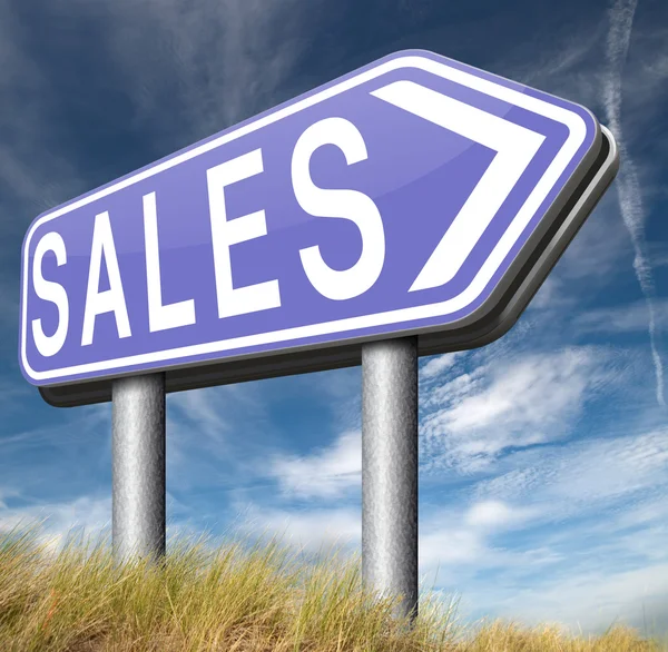 Online sales sign — Stock Photo, Image
