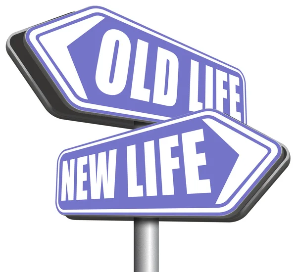 Vida nova e velha novo começo — Fotografia de Stock