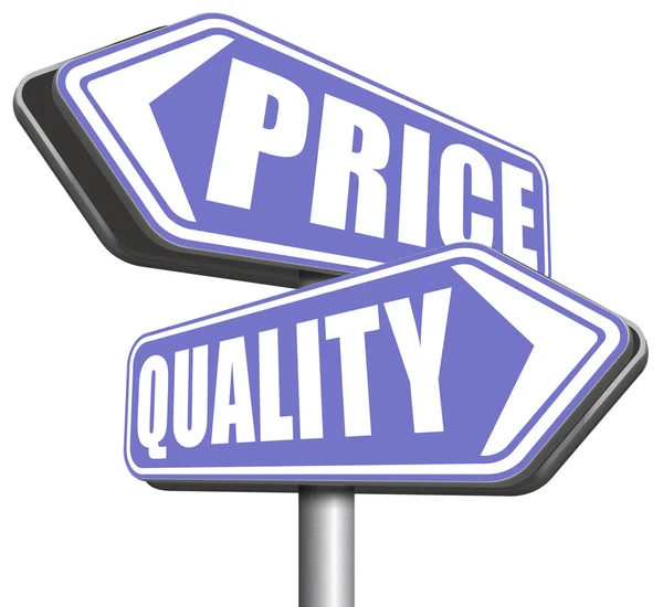 製品の価格と品質 — ストック写真