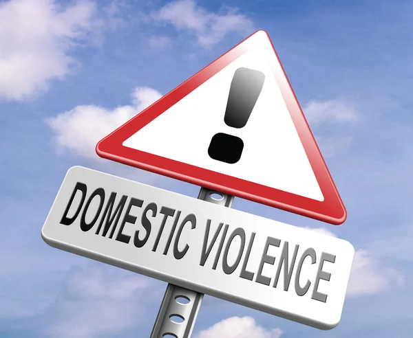 Stop domestic violence sign — Stock Photo, Image