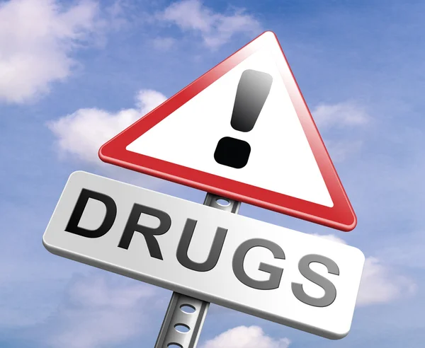 Stop drug addiction sign — Stock Photo, Image