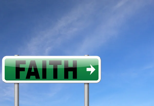 Віра довіра і віра — стокове фото