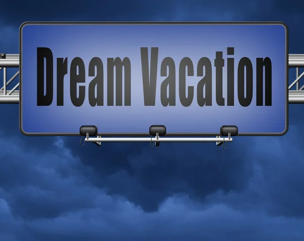 Dream vacation travelling — Stock Photo, Image