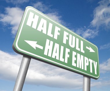 yarısı dolu veya boş işareti