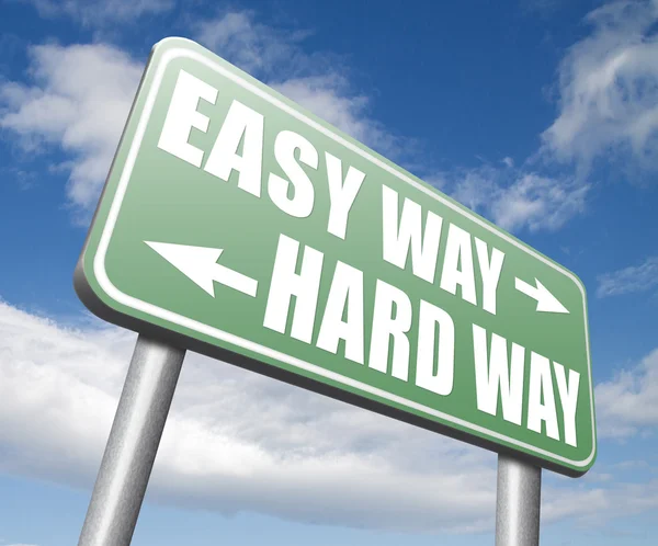 Kolay veya zor yolla