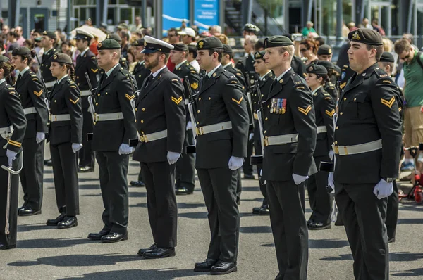 Militärparade — Stockfoto