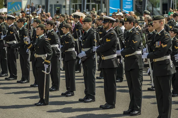 Militärparade — Stockfoto