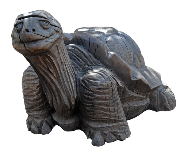 Carved giant tortoise 免版税图库照片