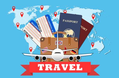 Seyahat ve turizm kavramı.