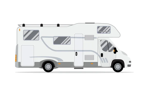 Rv camion de maison mobile. — Image vectorielle
