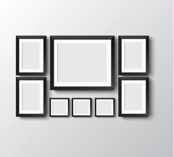 Set foto frames — Stockvector