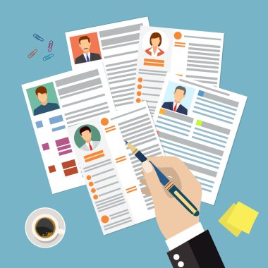 Fotoğraf, belgeleri ile CV kavramı devam.