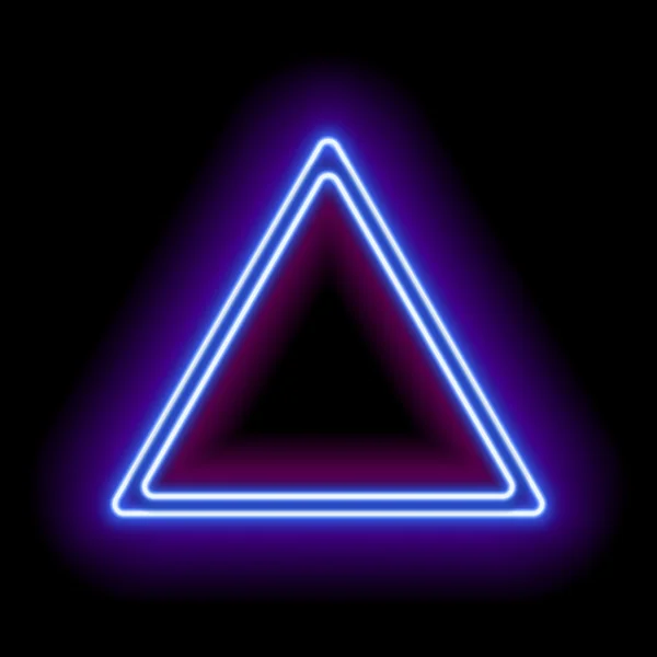 Neon Abstrakcja triangle. — Wektor stockowy