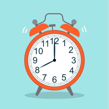 Kırmızı alarm saati resmini,