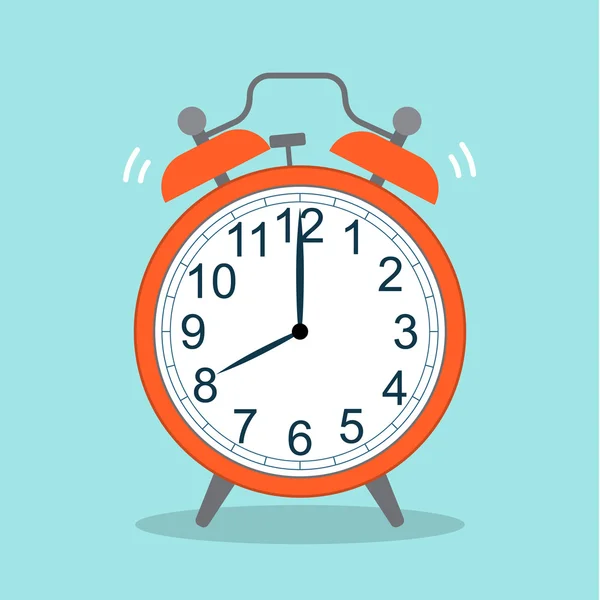 Obraz czerwony alarm clock, — Wektor stockowy