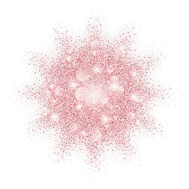 siyah arka plan üzerinde kırmızı glitter doku sıçrama