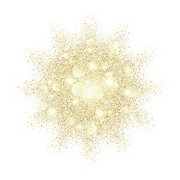 Abstract gold glitter lights vector background with falling sparkle du By  Microvector