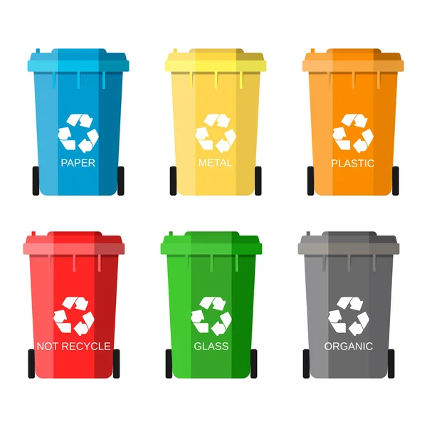 Bac de recyclage images vectorielles, Bac de recyclage vecteurs