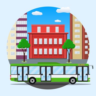 evlerinin önü busin yeşil şehir