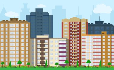 Modern Şehir Manzaralı.