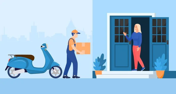 Adam karton kutuları eşyalarla bıraktı.