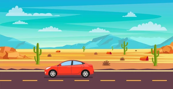desert landscape illustration