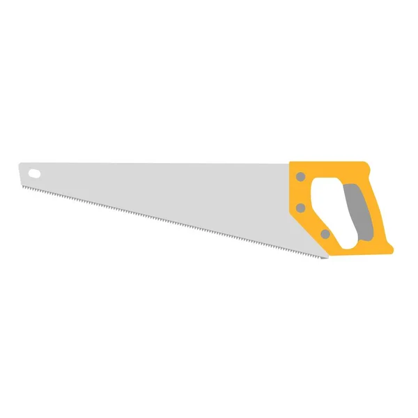Handsaw carpentry tool — Stock Vector