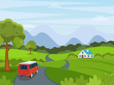 Bahar Manzarası arkaplanı